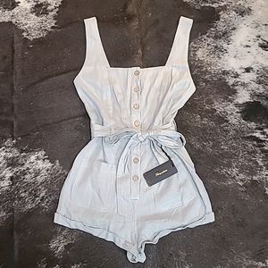 Shinestar tank top romper size small